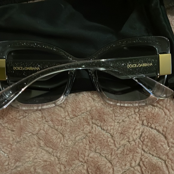 Dolce & Gabbana grey glitter sunglasses - Picture 3 of 5